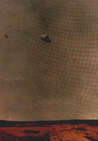Fig. #12b: Colour photograph of a UFO type K3